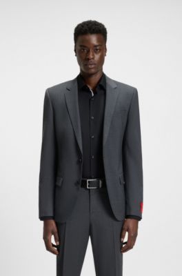 Cintur&oacute;n de piel italiana con logo en la trabilla, Negro