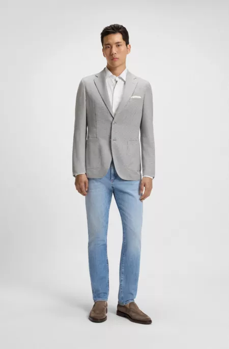 Slim-fit jeans in blue comfort-stretch denim