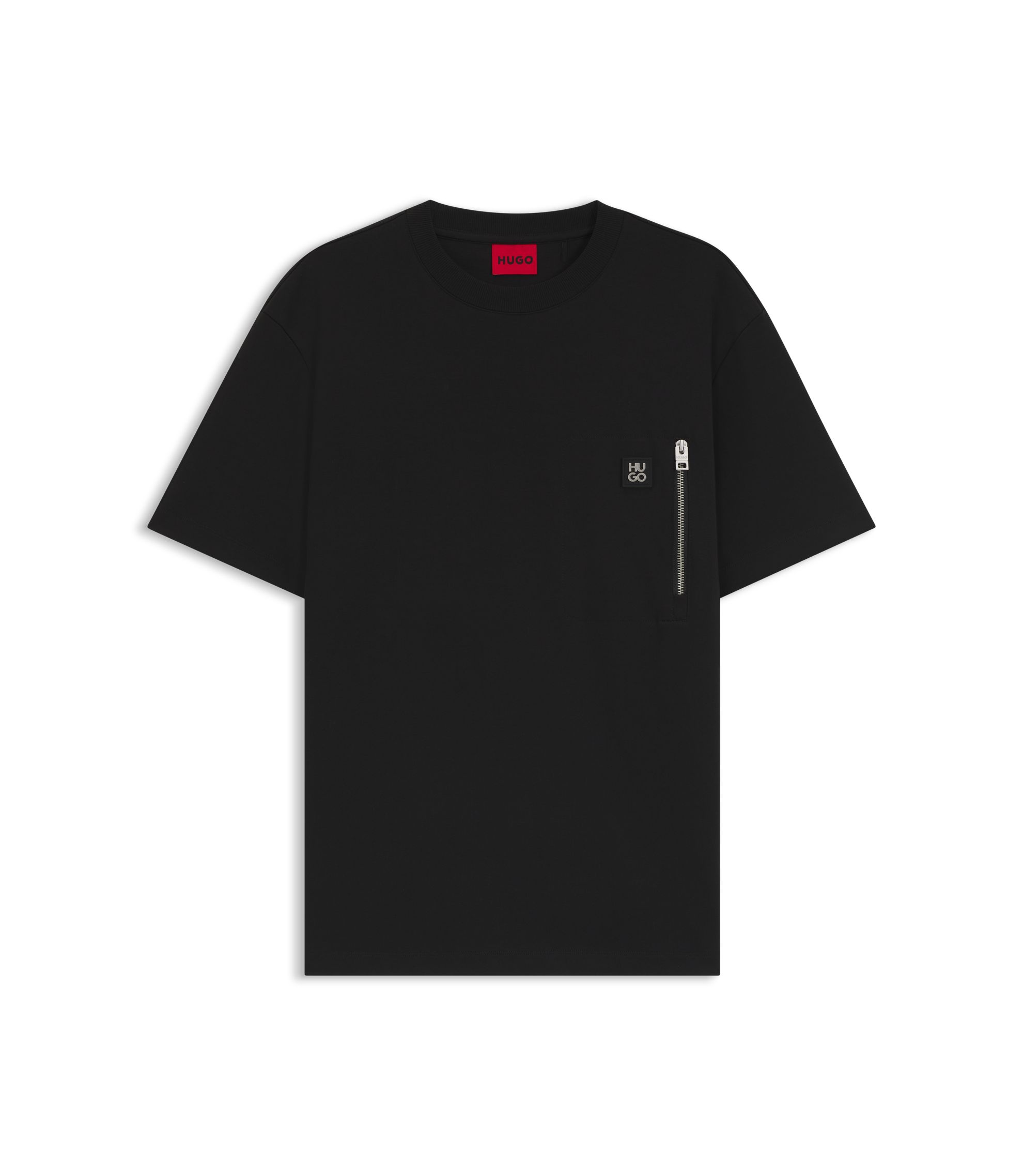 【送料&関税込】Hugo Boss Cotton Blend Crew-neck T-shirt hbna50542566_001_100?wid=1980&