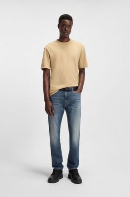 Blue slim-fit jeans in comfort-stretch denim, Blue
