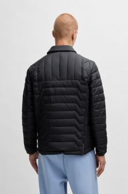 BOSS - Water-repellent jacket with lightweight insulation - Dark Blue