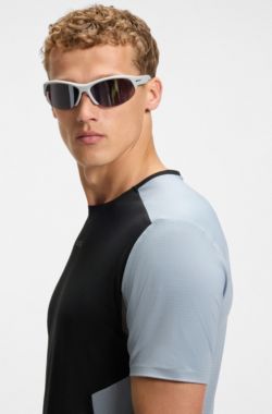 V-Neck Hardware One-Piece Swimsuit