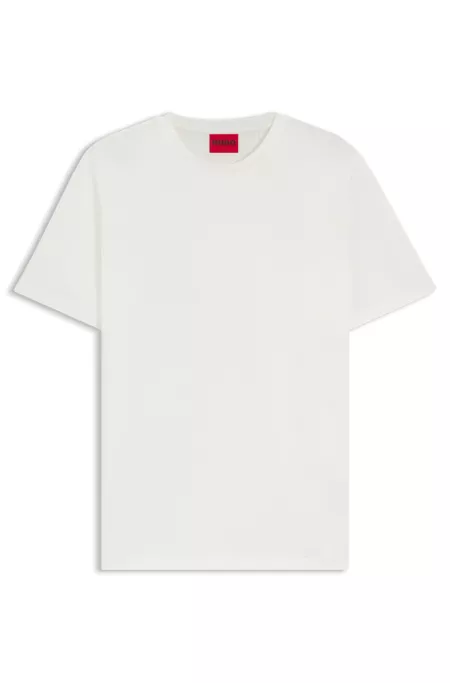 Slim-fit T-shirt with mercerised cotton