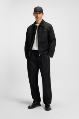 T-shirt slim en coton merceris&eacute;, Blanc