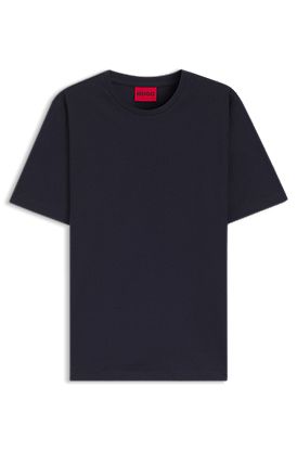 Slim-fit T-shirt with mercerised cotton