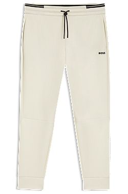 Bas de survêtement en coton mélangé avec finitions à rayures