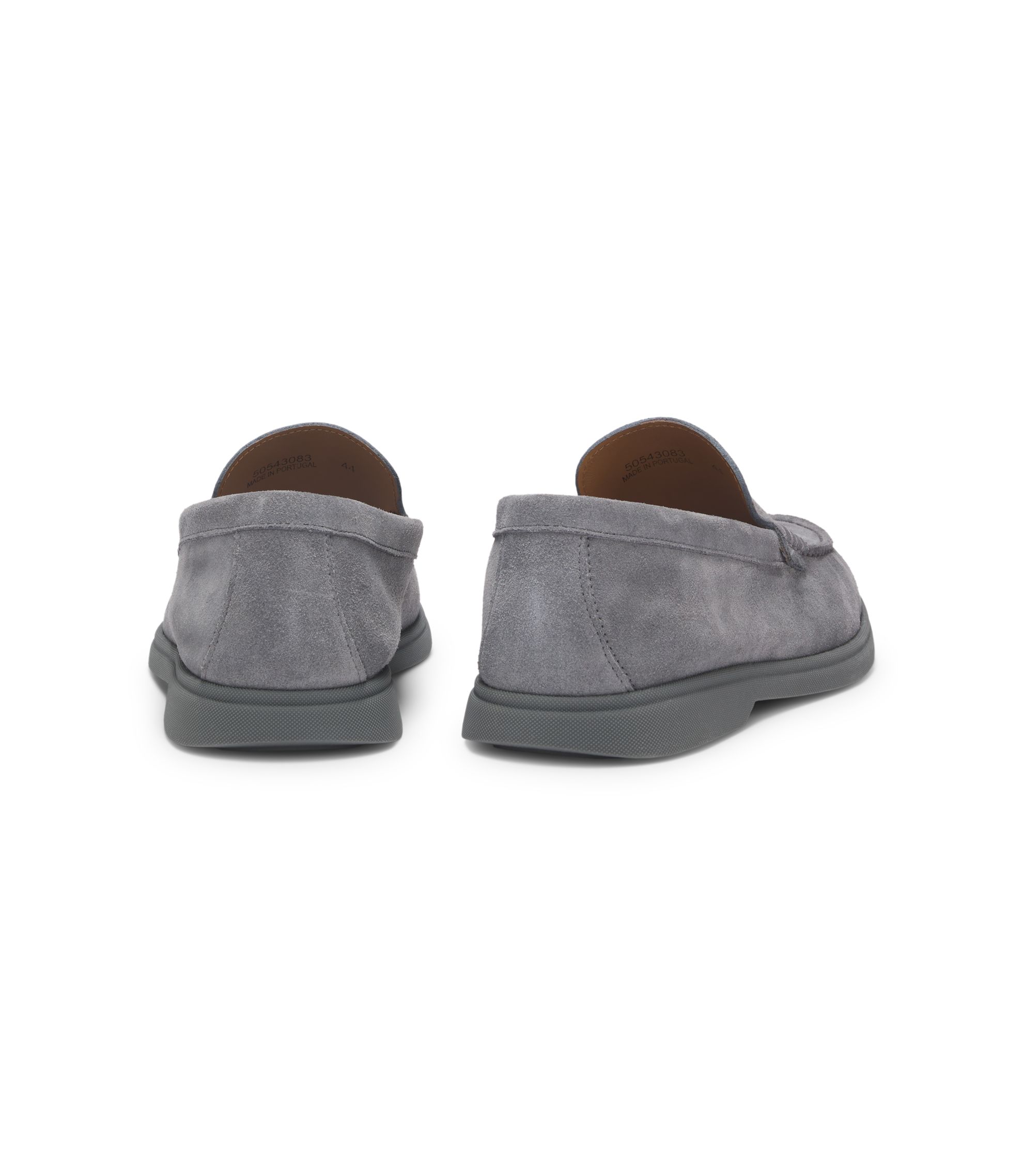 o1s1rm0126 Grandioso Suede Loafers in Grey