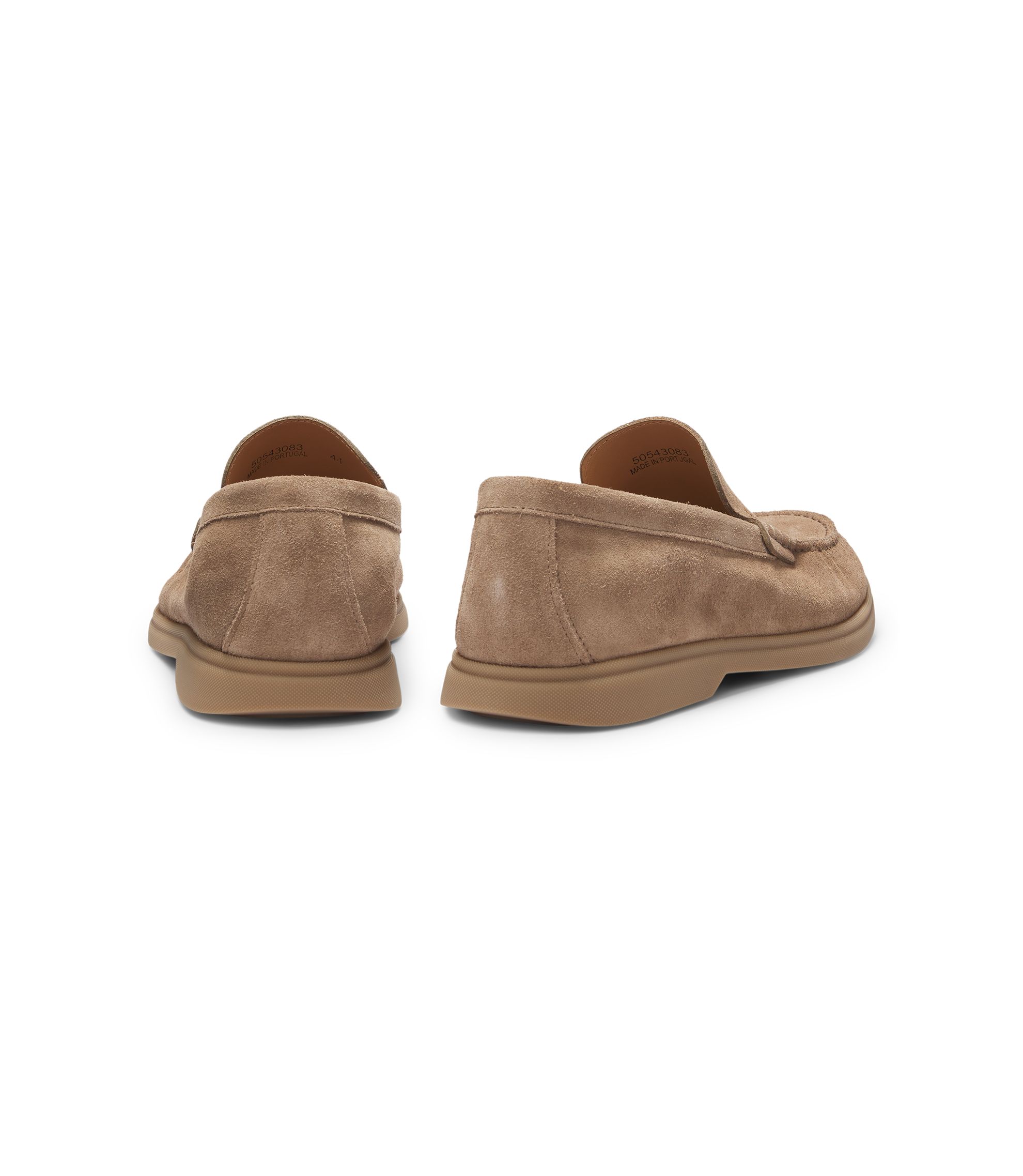 HERMO Beige Men\'s Made In Portugal Suede Driving Loafers 9f2236ba6666cc96009f4a8eab5621  main image 3