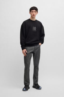 HUGO x RB jeans in gray stretch denim, Grey