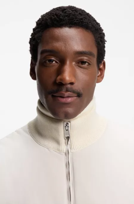 Hybrid jacket with Double B monogram