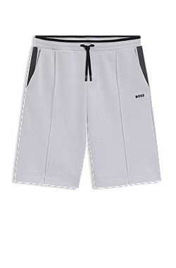 Short décontracté en jacquard matelassé