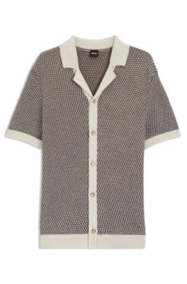 Gilet Regular en maille de coton, Fantaisie