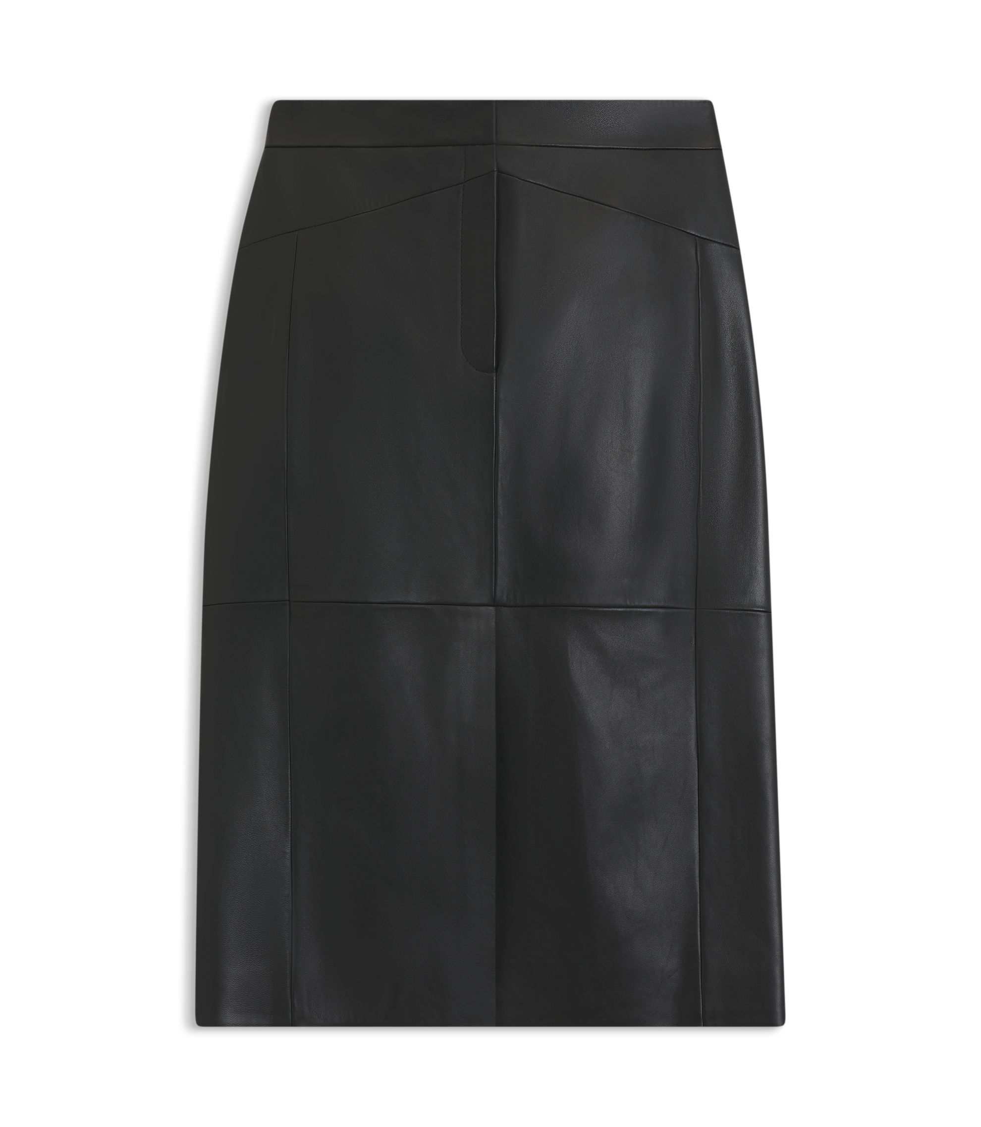 Jupe crayon en laine, lin et stretch - Hugo Boss France