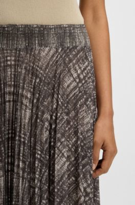 Jupe pliss&eacute;e en tulle avec doublure, Fantaisie