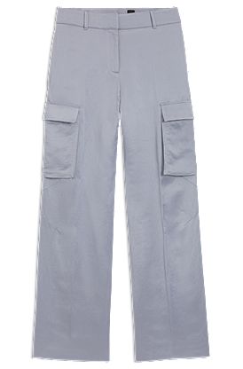 Pantalon Regular en satin