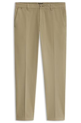 Pantalones modern fit, Desbordamiento de color beige