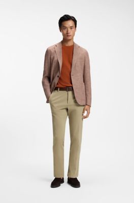 Pantalones modern fit, Desbordamiento de color beige