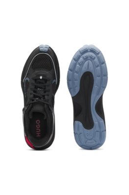 HUGO x RB hybrid trainers with heel spoiler, Black