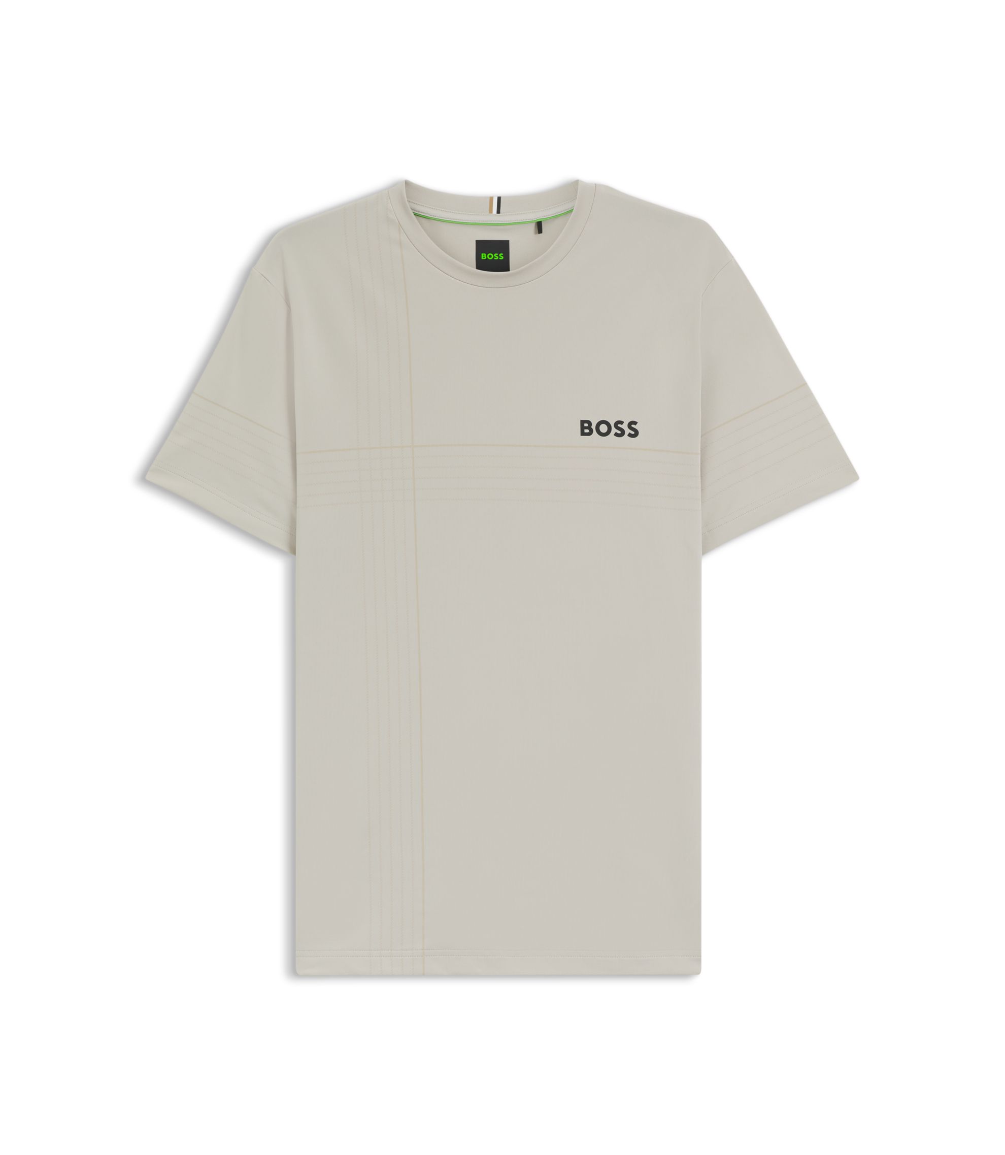 BOSS - Active moisture-managing slim-fit T-shirt in stretch jersey