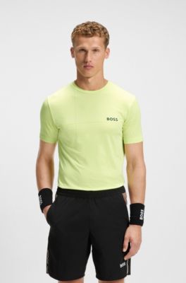 Camiseta slim fit deportiva de punto el&aacute;stico con control de la humedad, Cal