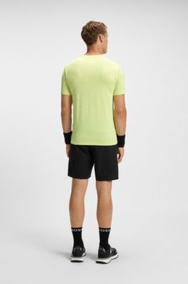 Camiseta slim fit deportiva de punto el&aacute;stico con control de la humedad, Cal