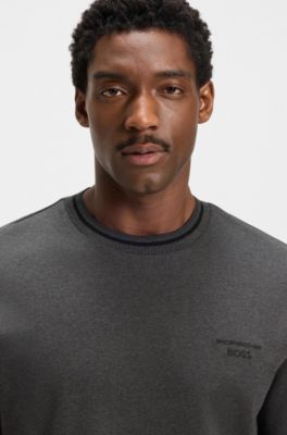 Porsche x BOSS anti-perspiration T-shirt in cotton, Dark Grey