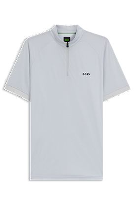 Quick-dry slim-fit polo shirt in stretch ripstop