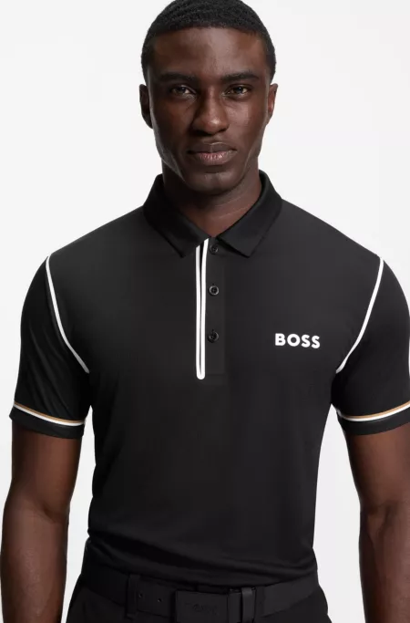 Active Paddy golf polo shirt in ripstop fabric