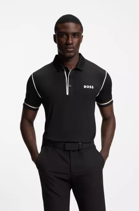 Active Paddy golf polo shirt in ripstop fabric