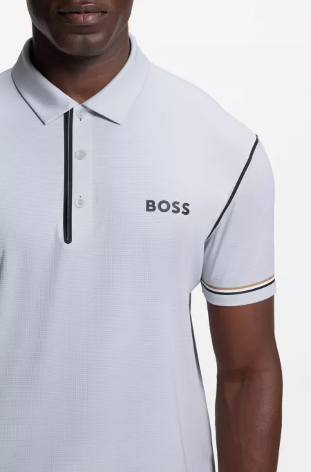 Active Paddy golf polo shirt in ripstop fabric