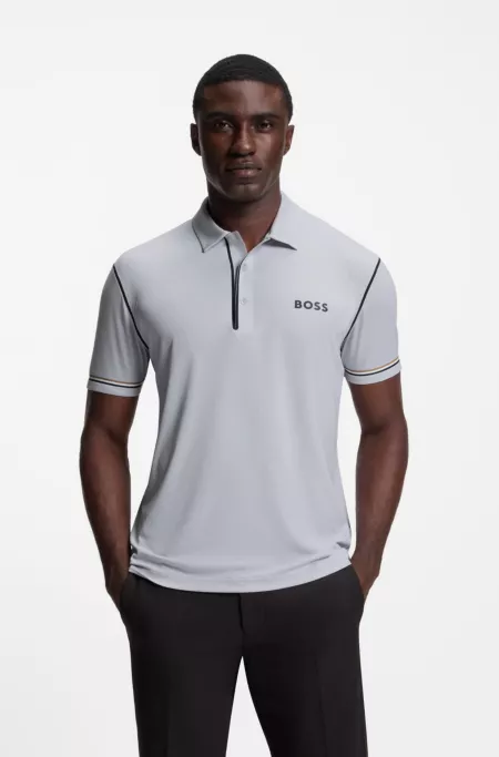 Active Paddy golf polo shirt in ripstop fabric