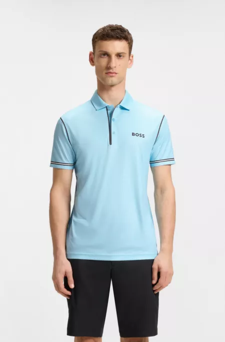 Active Paddy golf polo shirt in ripstop fabric