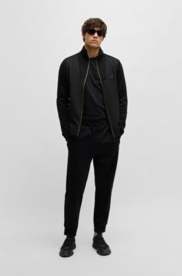 BOSS - Tracksuit bottoms with Double B monogram - Black