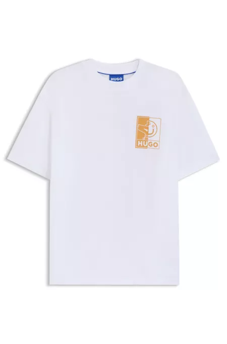 Logo-artwork T-shirt in cotton jersey