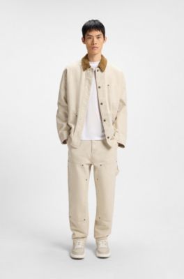 Logo-artwork T-shirt in cotton jersey, White