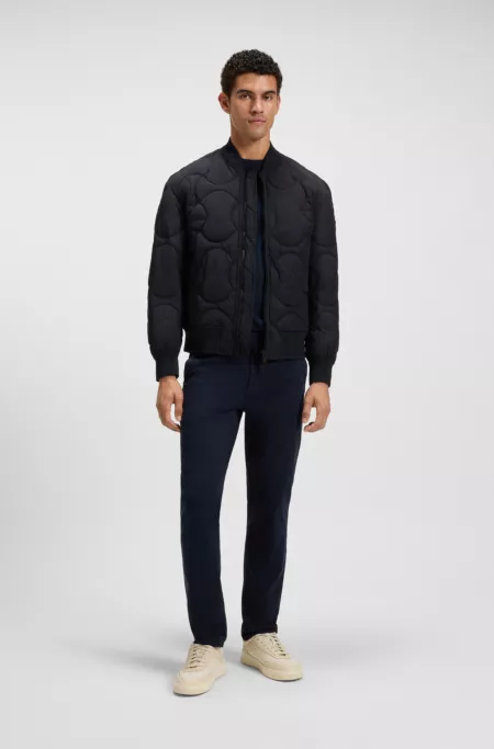 Onion-quilted jacket with water-repellent finish