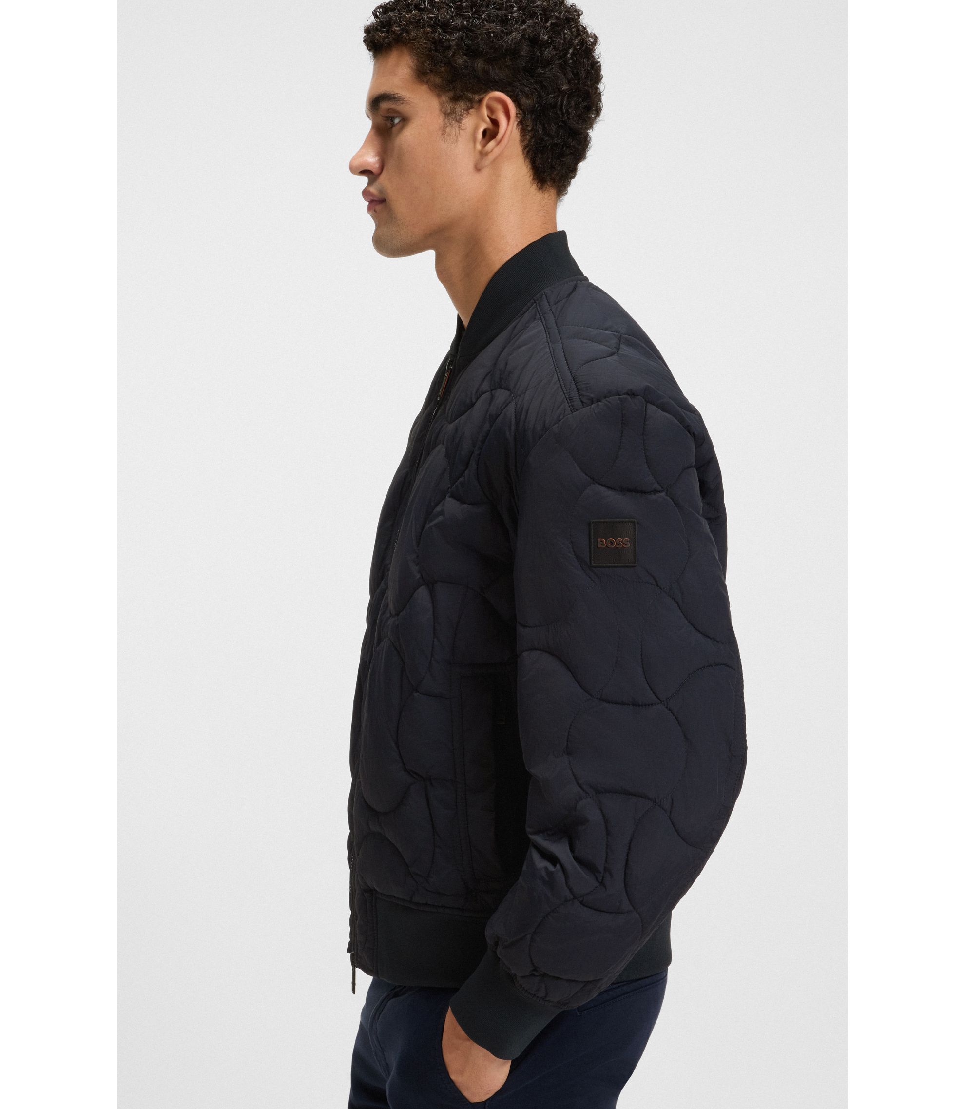 Brave Soul - Veste Suédine Sunderland Noir