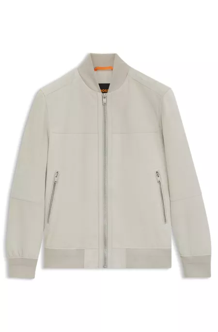 Suede jacket in a regular fit