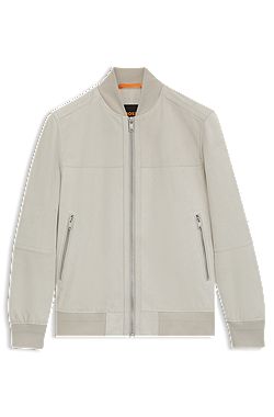 Chaqueta regular fit de ante