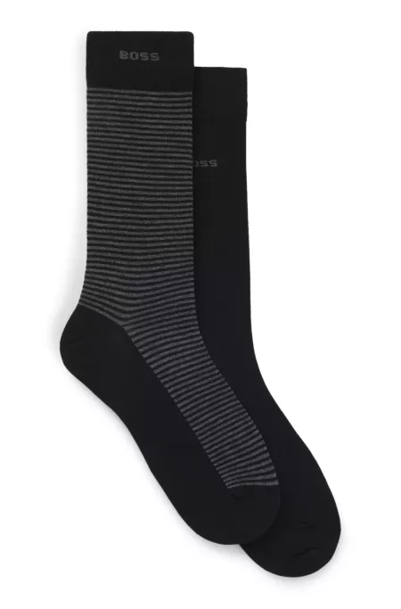 Two-pack of logo-detail socks in a regular length