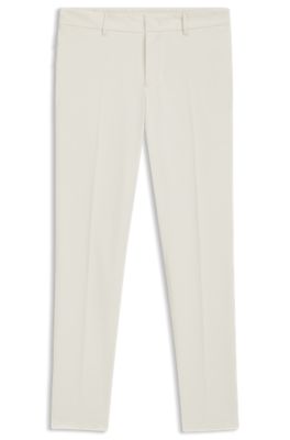 Pantalon Slim pliable en tissu stretch performant, Blanc