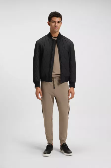 Onion-quilted jacket with water-repellent finish