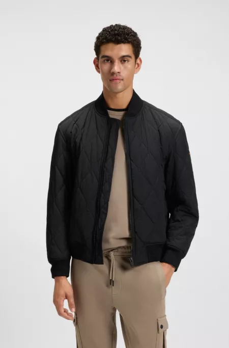 Onion-quilted jacket with water-repellent finish