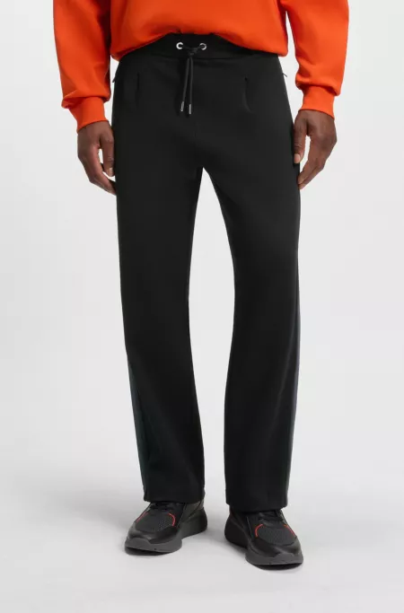 Porsche x BOSS tracksuit bottoms with side stripes