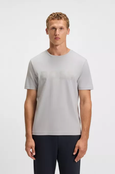 Gloss-logo T-shirt in Pima cotton