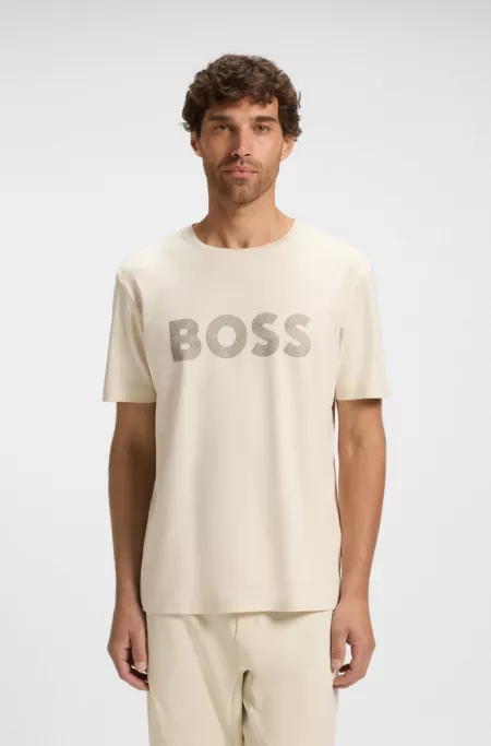 Gloss-logo T-shirt in Pima cotton
