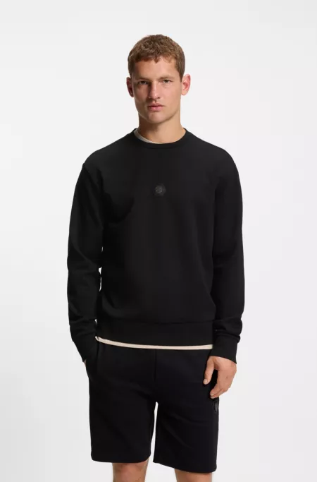 Cotton-blend sweatshirt with Double B monogram