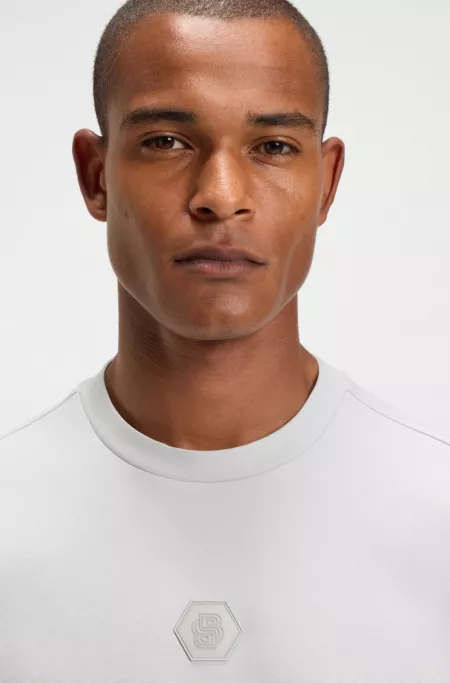 Cotton-blend sweatshirt with Double B monogram