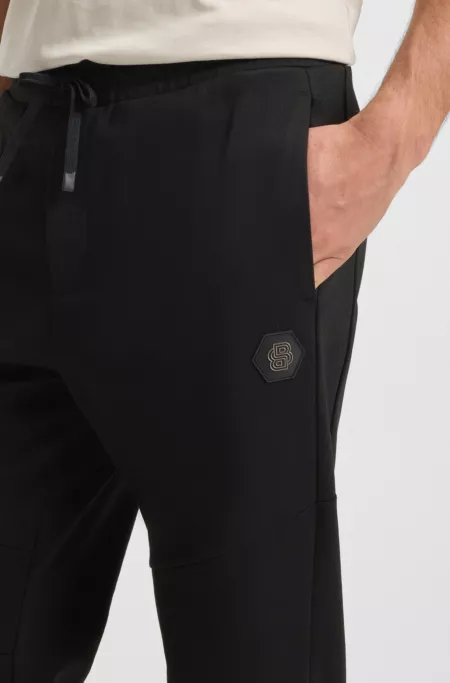Cotton-blend tracksuit bottoms with Double B monogram