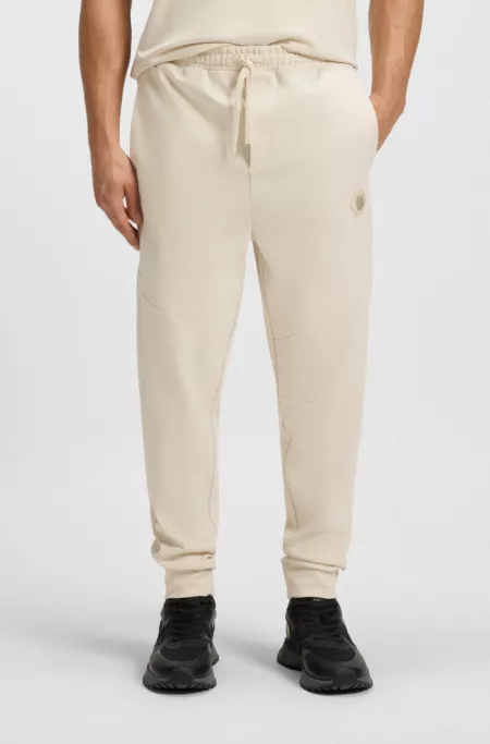 Cotton-blend tracksuit bottoms with Double B monogram